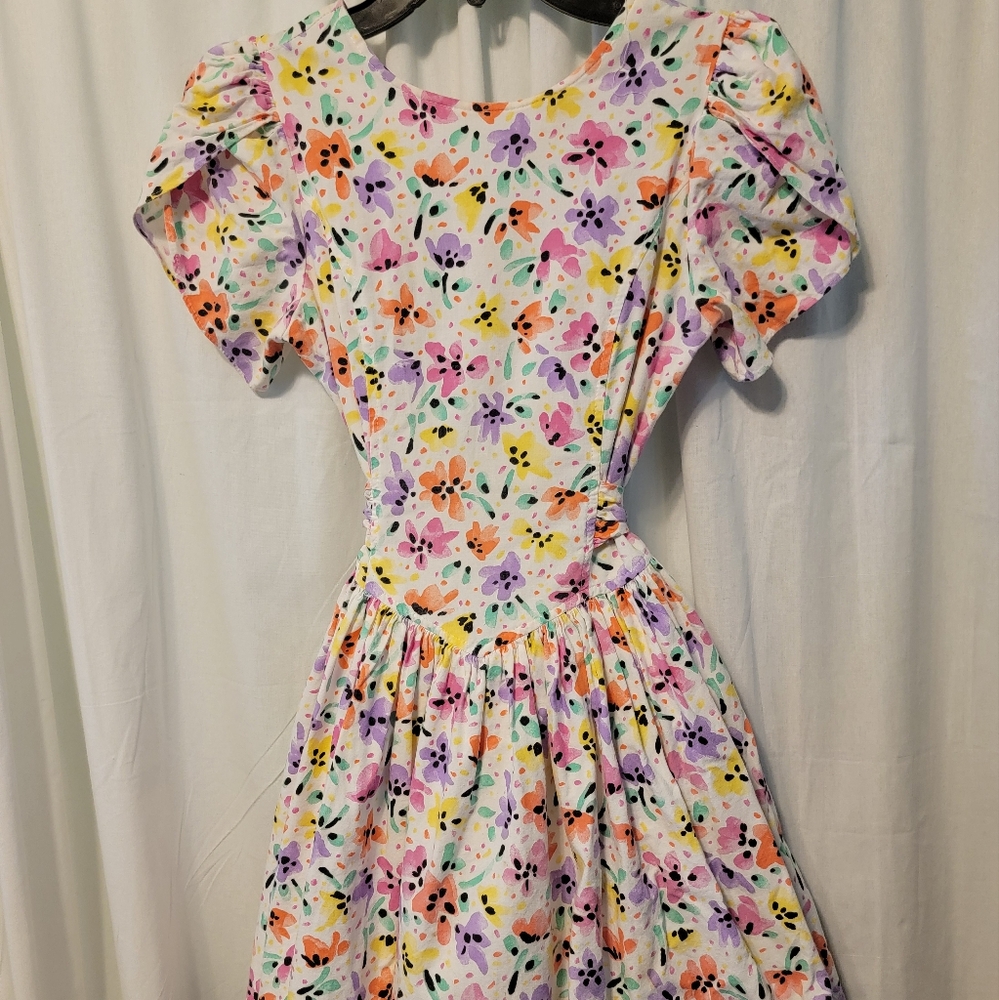 Amy Byer Floral Kids Dress - Multicolor